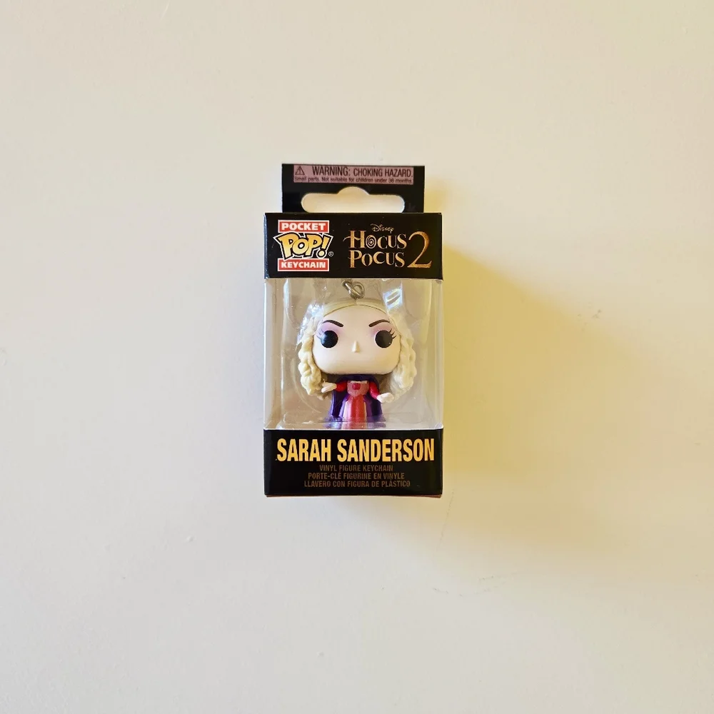 NEW Funko POP! Disney Hocus Pocus 2 SARAH SANDERSON Vinyl Keychain 2023 Gift